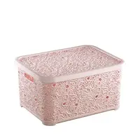 Корзина для хранения Ажур на 10 л розовая Elif plastik 377-3LF