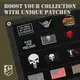 Набор шевронов 2 шт You Read My Patch 5×8 см, вышитый патч, нашивка, шеврон