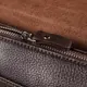 Стильный мужской клатч из натуральной комбинированной кожи CANPELLINI 21566 Коричневый