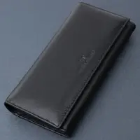 Класичний жіночий гаманець з натуральної шкіри ST Leather 22676 Чорний