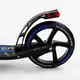 Двухколесный самокат Best Scooter складной, амортизатор, стоп сигнал. Black and blue (105431)