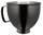 Чаша для миксера KitchenAid 5KSM5SSBRB 4.8 л черная глянцевая