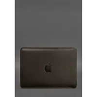 Кожаный чехол для MacBook 15-16 Темно-коричневый