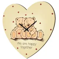 Часы в форме сердца We are happy together CHS_P_16L099