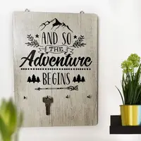 Ключница настенная And so the adventure begins 25х36 см (KEDB_20F001)