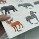 Уценка. Набор магнитов "Дикие животные" - Прорезанная упаковка