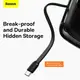 УМБ Baseus Qpow Pro Digital Display Fast Charge Power Bank (With Type-C Cable) 20000mAh |USB/Type-C/Lightning, 22.5W/5A, PD/QC| (PPQD060301)