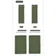 Матрас двойной Naturehike CNK2550WS019, 65 мм, с мешком для надува, зеленый