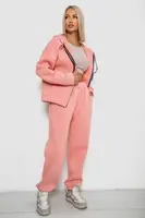Спортивный костюм женский на флисе, цвет персиковый, 238R5715