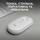 Миша комп'ютерна безпровідна Logitech Pebble Mouse 2 M350s Tonal White L910-007013 біла