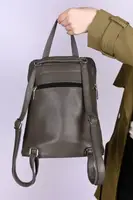 Рюкзак женский серый код 7-0127
