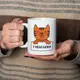 Кружка "Тигр. У меня лапки", Белый, русский, Деревянная подарочная коробка с гравировкой, 330 мл