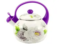 Чайник со свистком 2,2 л Violet Handle Роза Zauberg 2-L-2-2 79574