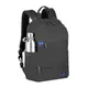 Рюкзак городской Rivacase 8264 Black 27.5х40.5х11 см черный