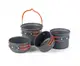Набір посуду Naturehike 2-3 NH Updated 2 каструлі+ кришки NH18T018-G Grey