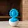 Прорезыватель-неваляшка Fat Brain Toys dimpl wobl голубой (FA217-4)