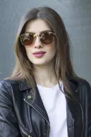 Очки Clubmaster леопардовые 9904-2 ПІДХОДЯТЬ  ДЛЯ ПІДЛІТКІВ
