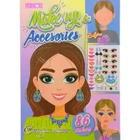 Студія краси книга з наліпками Makeup and Accesories