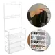 Вешалка для одежды и стойка для обуви TW4-60 172х60х26 см White (93774)