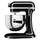 Кухонна машина KitchenAid Heavy Duty 5KSM70JPXEOB 375 Вт чорна