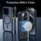 Чехол и стекло ESR для iPhone 15 Pro Max - Classic Pro Set Halolock MagSafe, Frosted Black (4894240204689)