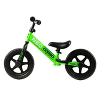 Велобіг Corso Neo, сталева рама, колесо 12", підставка для ніг. Green (144025)