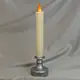 Свеча LED в подсвечнике L24см (серебряный)