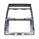 Переходная рамка 10.1" Lesko для автомобиля Skoda Octavia 2004-2013гг. F-6502 Black Шкода