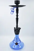 Кальян AMY Deluxe 065 "Alu-X" - Black/Blue к-т