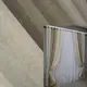 Комбинированные (2шт. 1,5х2,7м.) шторы, лен. Цвет бежевый с капучино. Код 016дк (114-673-114ш) 11-0015