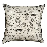 Подушка с мешковины Space 45x45 см (45PHB_UNI006_WH)