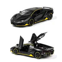 Модель автомобиля Lamborghini Centenario LP770 1:32 — металлическая инерционная машинка с фарами и звуком