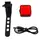 Велофонарь MY-2107 25LED (red) с аккумулятором