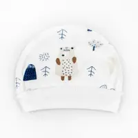Шапочка с наружным швом для новорожденных Forest Bear