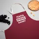 Фартук "Папа очень занят", Бургунди, русский