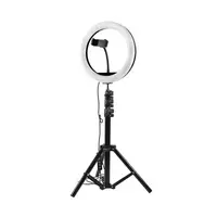 Стойка блогера 3 в 1 YINGNUOST 2019 M-26 LED Holder штатив 1.5 м + кольцевая лампа 10"