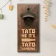Открывачка для бутылок "Тато не п'є тато сомелье", светлая