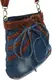 Джинсовая сумка женская Fashion jeans bag синяя