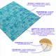 Декоративная 3D панель самоклейка 700x770x5мм Мрамор голубой (кирпич) (065) SW-00000033