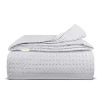 Плед покрывало 75x95 Silver Waffle Weave