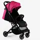 Коляска прогулочная детская "JOY" Fabiana (телескопическая ручка). Pink and black 118440