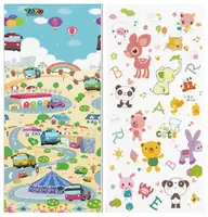 Игровой термо коврик 2-х сторонний Baby Home Textile EVA С-025 180х120х0.8см. Multicolor (103615)