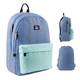 Рюкзак молодежный GoPack Education Teens GO24-140L-2 15 л мятно-голубой