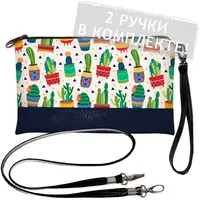 Клатч через плечо 25x15 см (KL_GL_TFL021_TSI)