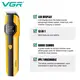 Набор для стрижки VGR V-173 с 13 LED насадками (Желтый)