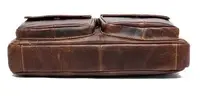 Сумка для ноутбуку з натуральної шкіри Vintage 14867 Коричнева