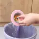 Сетка-фильтр для раковины силиконовая Круг 10786 11 см розовая