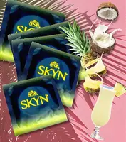 Безлатексные полиизопреновый презервативы SKYN Pina Colada (по 1шт)