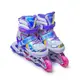 Раздвижные ролики Scale Sports размер 34-37 (светящиеся колеса). Violet Rainbow (703664920)