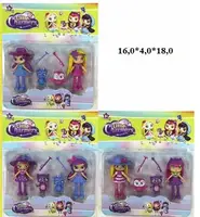 Уценка ГЕРОИ "LITTLE CHARMERS" С ЖИВОТНЫМИ одна кукла без рук